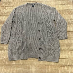 CENY Gray Knit Sweater XL